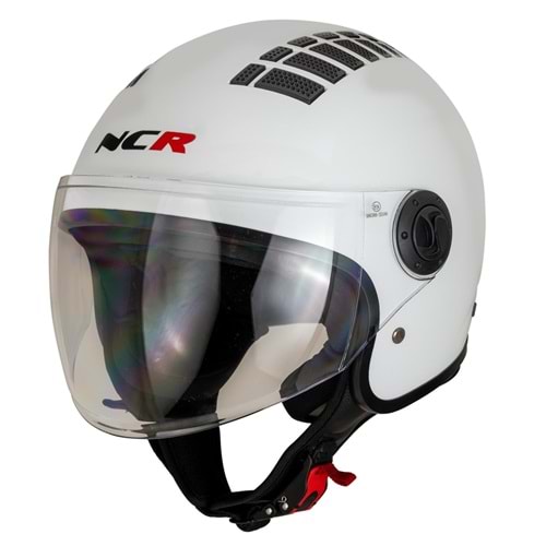 Kask Çenesiz 230 Ece Belgeli- Parlak Beyaz