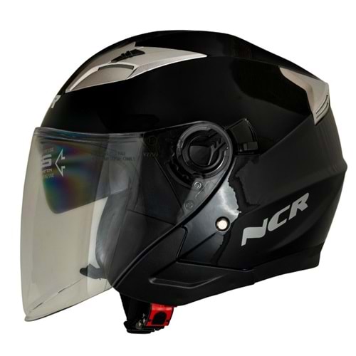 Kask Çenesiz Vizörlü 708 Ece Belgeli-Mat Siyah