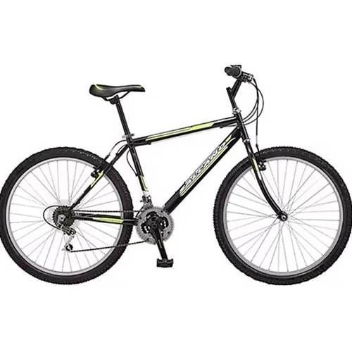 Salcano Excel 24 Jant V Siyah Sarı Koyu Gri Dağ Bisikleti