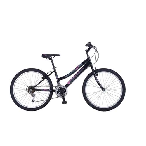 Salcano Excel 24 Jant V Lady Siyah Pembe Koyu Gri Çocuk Bisikleti