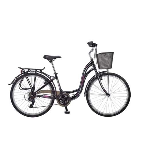 Salcano Bodrum 26 Jant Unısex Vr K:16 Siyah Mor Gri Şehir Bisikleti