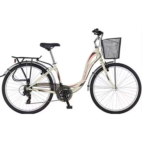 Salcano Bodrum Unısex Vr 26 Jant V Krem Kırmızı Gri Şehir Bisikleti