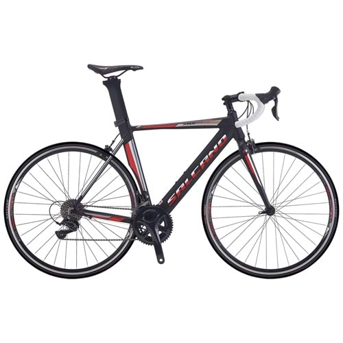 Salcano Xrs044 Claris 540 Mat Siyah Kırmızı Gümüş Yarış Bisikleti