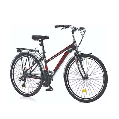 Corelli Schule 26 Jant K:16 V Siyah Kırmızı Bayan Şehir Bisikleti