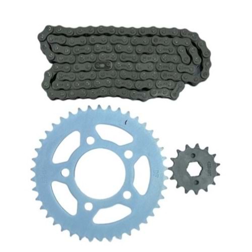 Zincir Dişli Seti Mh 125 Drıft L15T/42 T 428H-120L