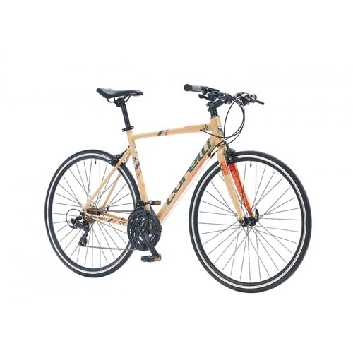 Corelli Fit Bike 1.0 700C 28 Jant K:48 21V V Kahverengi Gri Turuncu Yol Yarış Bisikleti