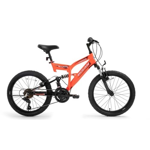 Bisan Jumper 20 Jant K:39 10V V Neon Turuncu Parlak Siyah Çocuk Bisikleti