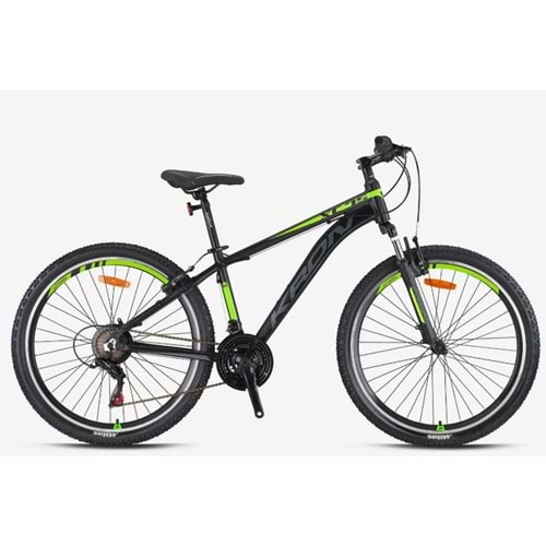 Kron Xc 75 27,5 Jant Mtb K:19 21V M.D Mat Siyah Neon Sarı Füme Dağ Bisikleti