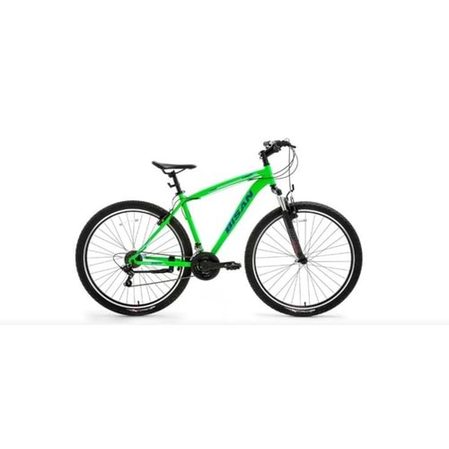 Bisan Leon 24 Jant K:34 21V V Neon Yeşil Lacivert Dağ Bisikleti
