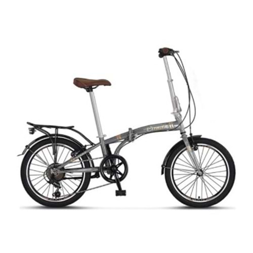 Ümit Cunda 20 Jant 6V V Gri Gold Katlanır Bisiklet