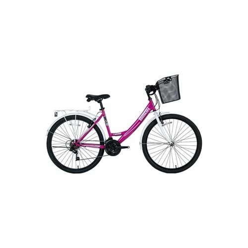 Bisan Mabella 26 Jant 21V V Mor Beyaz Şehir Bisikleti