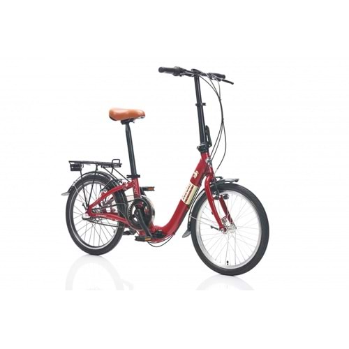 Corelli Pocket 20 Jant 3V K:16 V Bordo Krem Katlanır Bisiklet