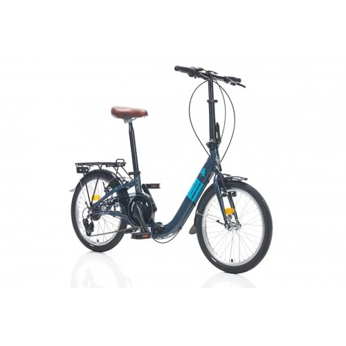 Corelli Pocket 20 Jant 3V K:16 V G.Mavi Turkuaz Katlanır Bisiklet