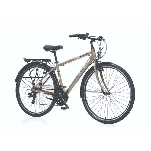 Corelli Retropol-M 700C 28 Jant K:18 21V V Koyu Mavi Yeşil Krem Şehir Bisikleti