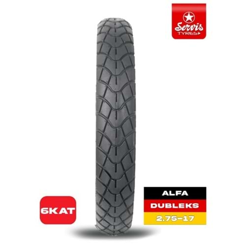 2*75X17 Tt Arka Dış Lastik Alfa
