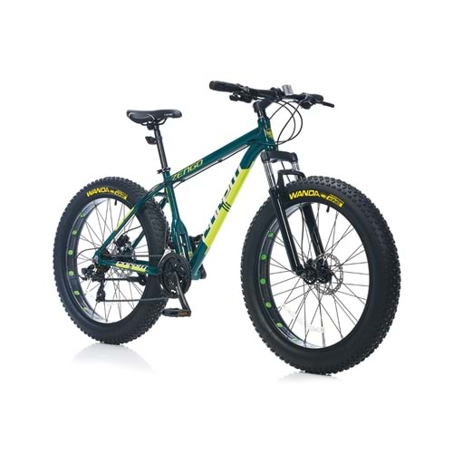 Corelli Zengo 26 Jant K:16 21V Hd Yeşil Gri Fat Bike